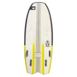 Used Liquid Force SPACE POD Surf Wakeboard White 137 cm