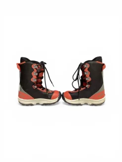 Used Liquid HOT ROD JR Boys Snowboard Boots Red Junior 01
