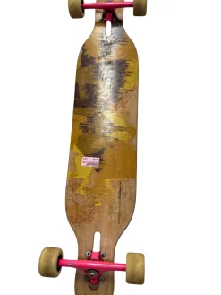 Used Loaded DERVISH SAMA V1 GRAPHIC FLEX 2 Longboard 42" Complete Skateboard w/ Paris Trucks