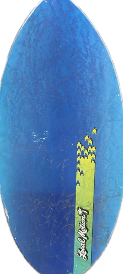 Used Local Motion WOOD Skim Board Royal Blue 44"