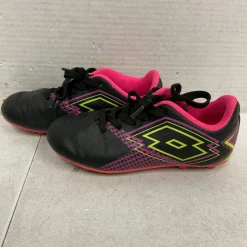 Used Lotto FORZA ELITE 3 Soccer Cleats Pink Youth 12.0