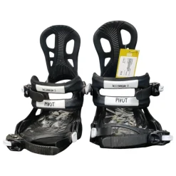 Used M3 PIVOT Mens Snowboard Binding Only Black Large
