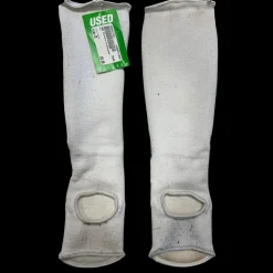 Used MAC Martial Arts Forearm Pads White Junior