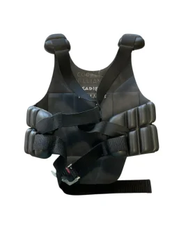 Used Macho Martial Arts Chest Guard Black XS
