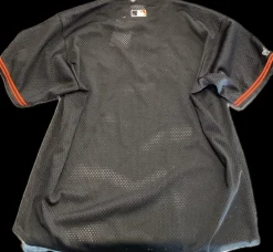 Used Majestic GIANTS BB/SB Jersey Black LG