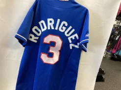 Used Majestic RANGERS MD Baseball and Softball Tops