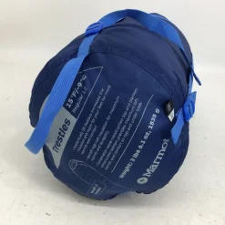 Used Marmot TRESTLES 15 REGULAR Sleeping Bag Royal Blue Senior