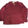 Used Maroon Men's Long Sleeve Under Armour Compression Shirt