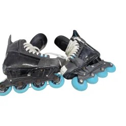 Used MARSBLADE FMT ONE SKATES SZ5 Roller Hockey Skates Black Junior 05