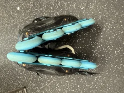 Used MARSBLADE R1 TEAM Roller Hockey Skates Black Junior 06