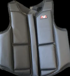 Used Martial Arts Chest Guard Black Senior