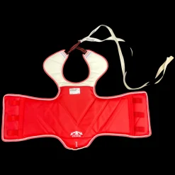 Used Martial Arts Chest Guard Royal Blue Junior