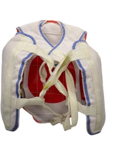 Used Martial Arts Chest Guard White SM