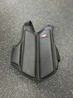 Used Martial Arts Chest Guard Black Youth