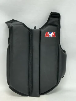 Used Martial Arts Chest Guard Black Junior