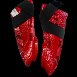 Used Martial Arts Foot Pads Red Junior