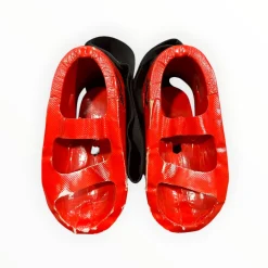Used Martial Arts Foot Pads Red SM