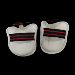 Used Martial Arts Foot Pads White YLG