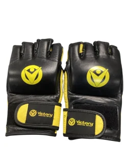 Used Martial Arts Hand Pads Yellow MD