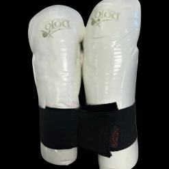Used Martial Arts Hand Pads White Youth