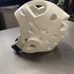 Used Martial Arts Head Gear White
