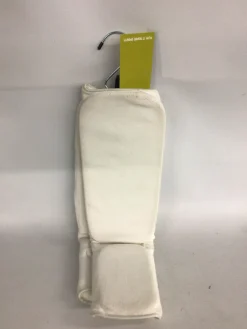 Used Martial Arts Shin Pads White LG