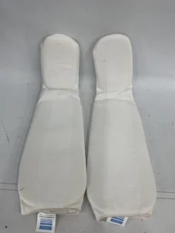 Used Martial Arts Shin Pads White SM