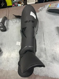 Used Martial Arts Shin Pads Black MD