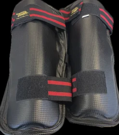 Used Martial Arts Shin Pads Black XL