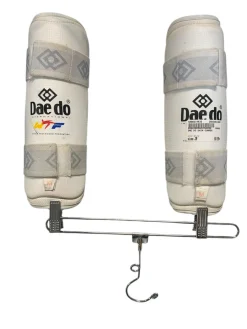 Used Martial Arts Shin Pads White Junior