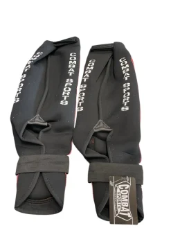 Used Martial Arts Shin Pads Red XL