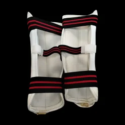 Used Martial Arts Shin Pads White YXL