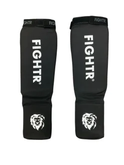 Used Martial Arts Shin Pads Black Senior