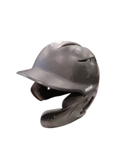 Used Marucci BATTING HELMET W CHIN GUARD Batting Helmet w/Mask Black S/M