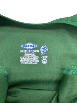 Used Matman Wrestling Singlet Green Adult XXXS