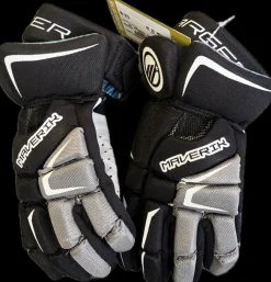Used Maverik CHARGER Lacrosse Gloves Junior Black 10"