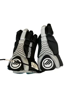 Used Maverik CHARGER Lacrosse Gloves Junior Black 10