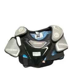 Used Maverik CHARGER Lacrosse Shoulder Pads Grey LG