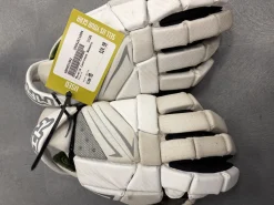 Used Maverik Lacrosse Gloves Womens White MD