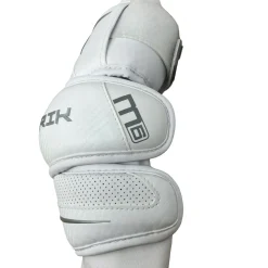 Used Maverik M6 DEMO Lacrosse Arm Pads/Guards White LG
