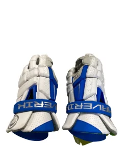 Used Maverik M6 12IN Lacrosse Gloves Mens White 12"