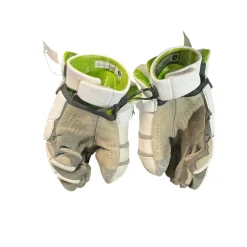 Used Maverik M6 LAX Goalie Gloves M White 13"