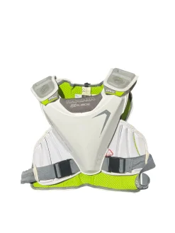 Used Maverik MAX Lacrosse Shoulder Pads White MD