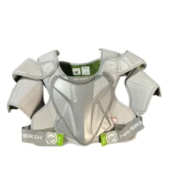 Used Maverik MX EKG Lacrosse Shoulder Pads Grey MD