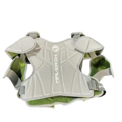 Used Maverik MX EKG Lacrosse Shoulder Pads Grey MD