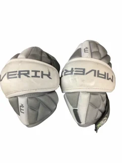 Used Maverik MX Lacrosse Arm Pads/Guards Grey MD