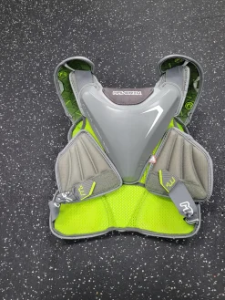 Used Maverik MX Lacrosse Shoulder Pads Grey MD