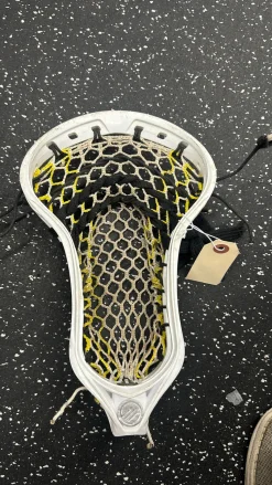 Used Maverik OPTIK 3 STRUNG Mens Lacrosse Head White