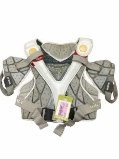 Used Maverik ROME RX3 Lacrosse Shoulder Pads White MD