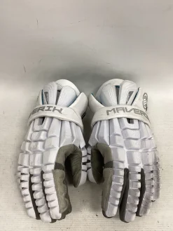 Used Maverik SHIFT GLOVE Lacrosse Gloves Mens White 13"